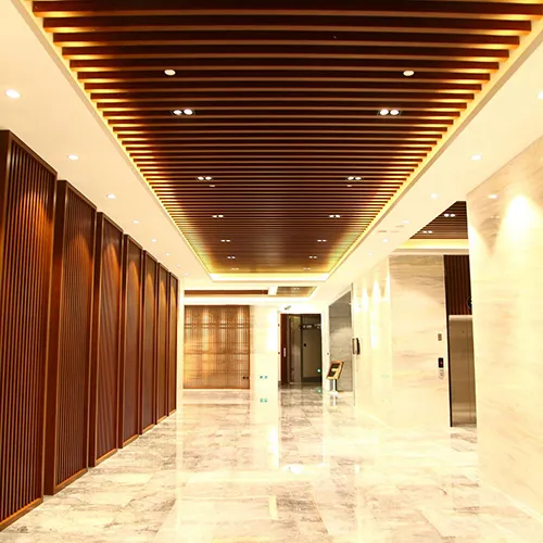 Hotel square tube ceiling