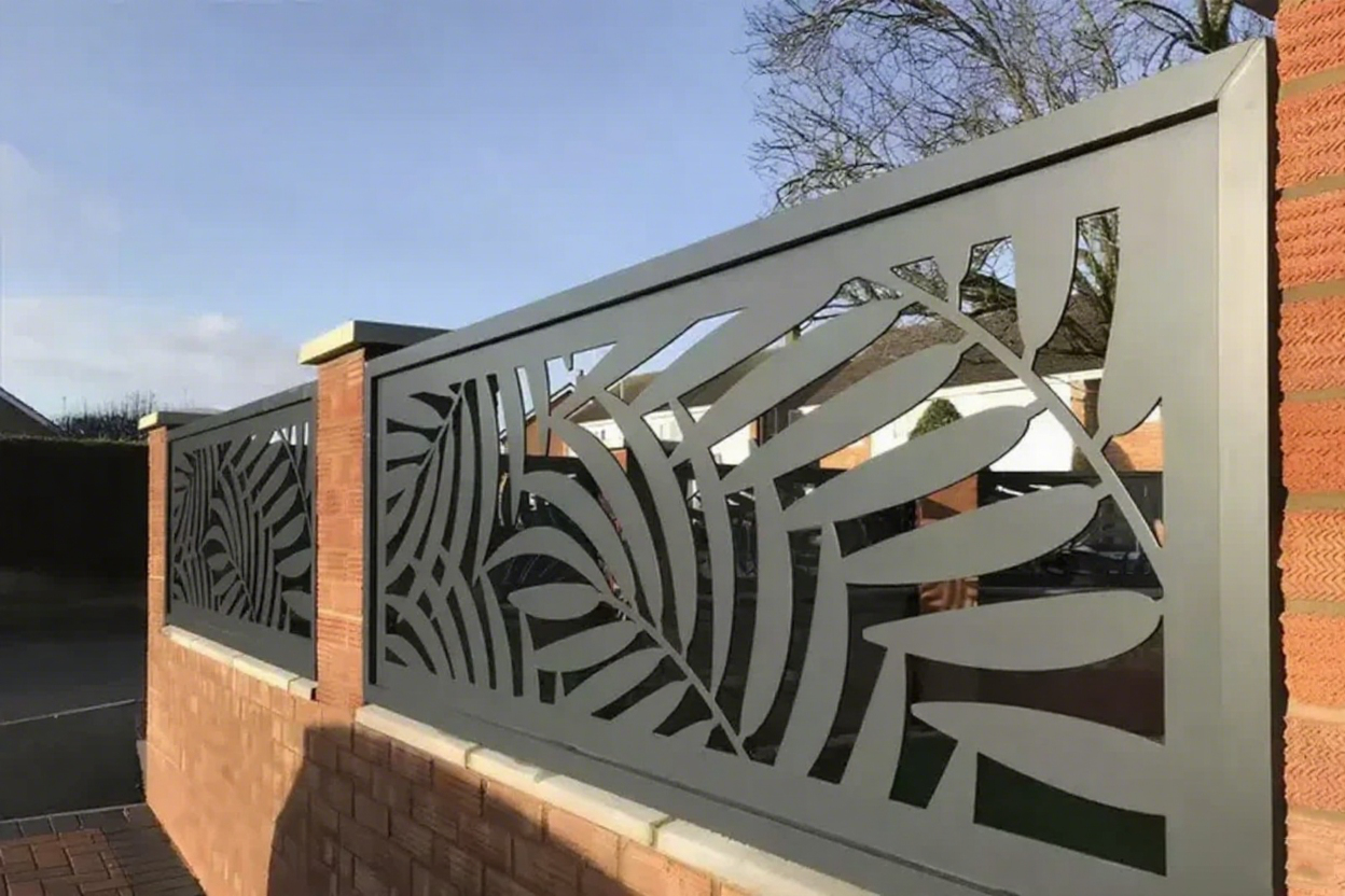 Laser Cut Panel Fence